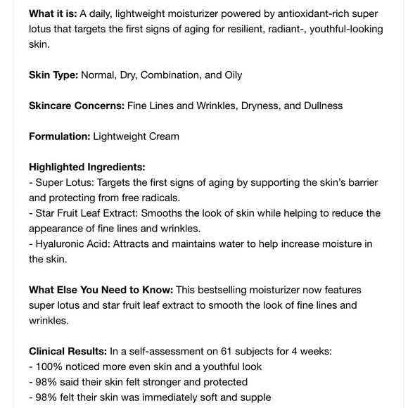 Fresh Lotus Youth Preserve Moisturizer - Picture 11 of 11